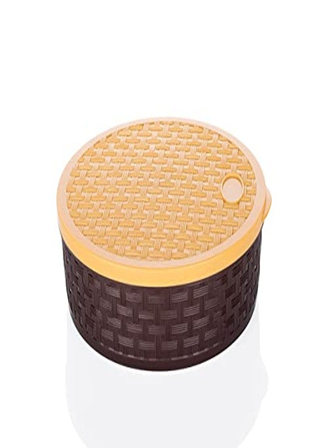 Konquer TimeS Multipurpose Plastic Masala Box for Kitchen Spice Boxes for Kitchen, Rangoli/Spice/Masala Dabba Container 7 Compartments (Round) (1) - Image 2